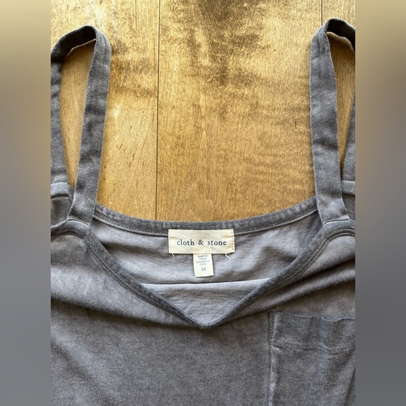 Anthropologie Cloth & Stone Juliette Cold Shoulder T Shirt Dress - Picture 3 of 4